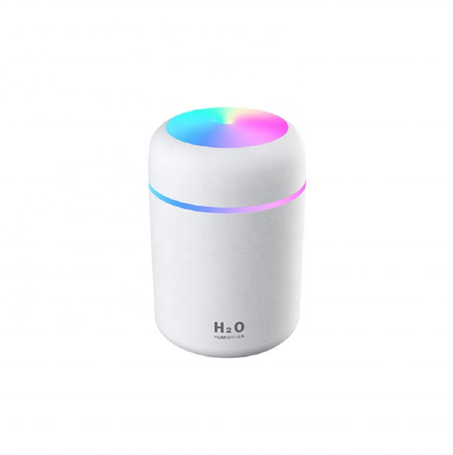 Mini Cool-Mist Humidifier with LED Night Light – Home & Car