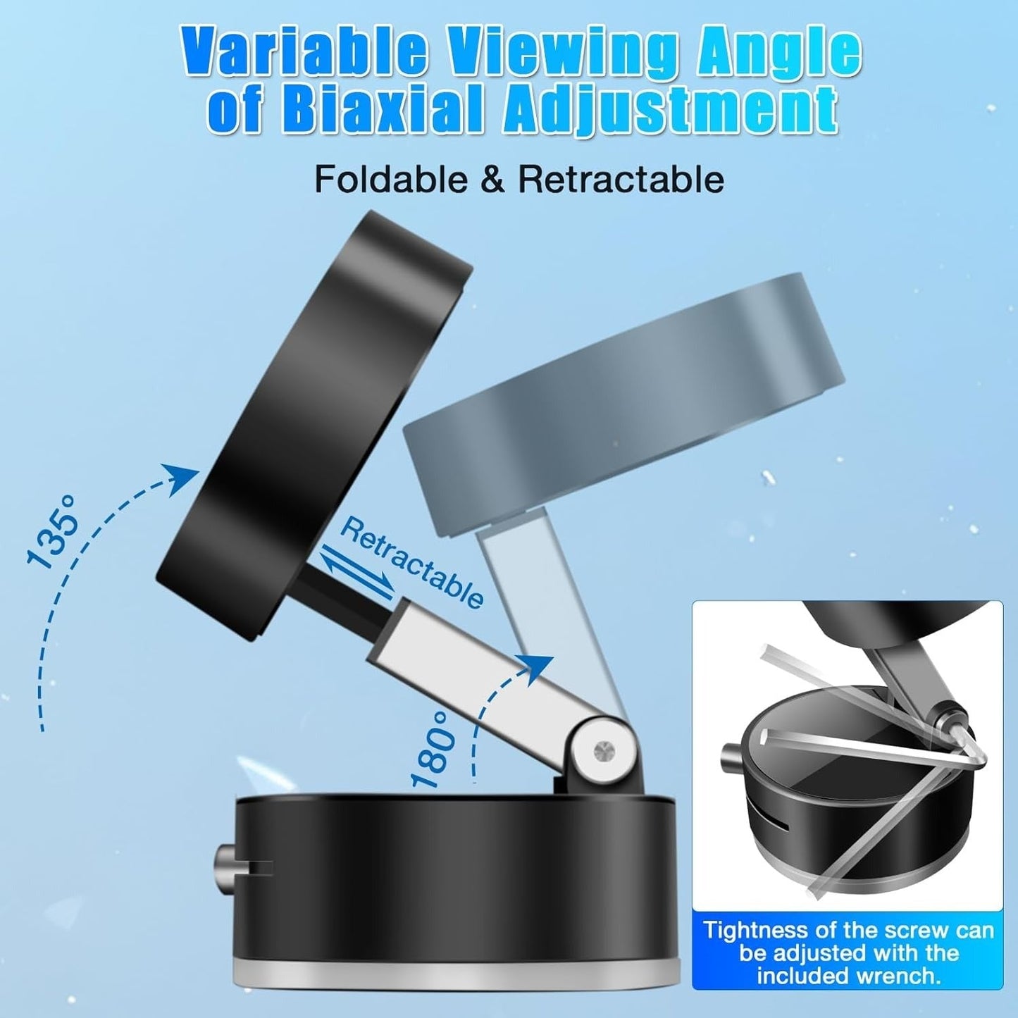 Magnetic Vacuum Phone Holder 360°
