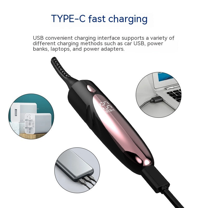 Electric Lash Curler – USB Charging, Heated Lash Tool for Long-Lasting Curl